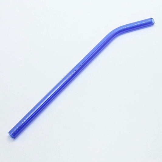 Colored glass straw