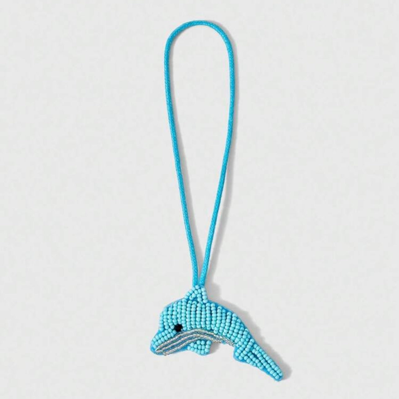 Dolphin beaded bag charm 🐬