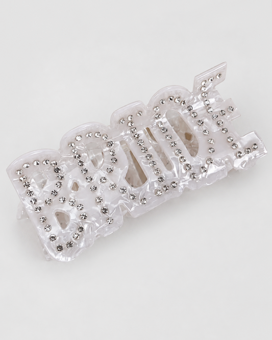 Bride Claw Clip ~ 🤍