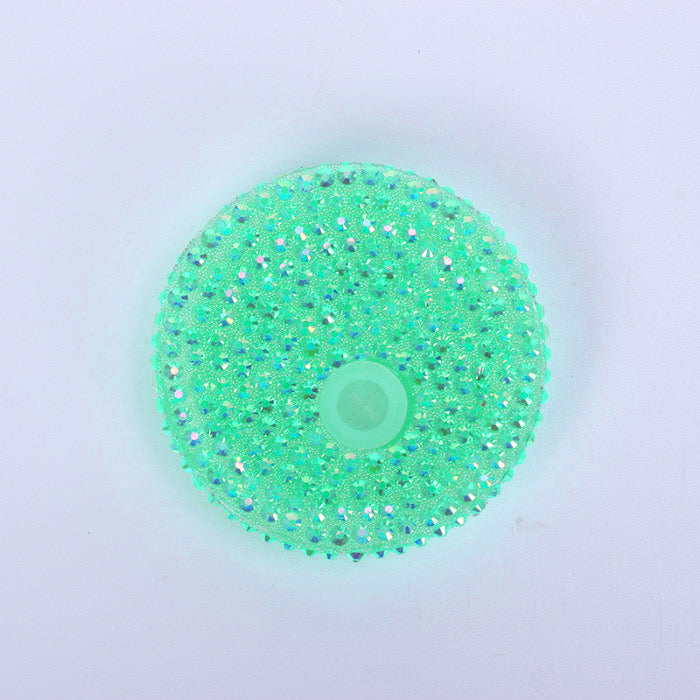 Bedazzled plastic lid 💖
