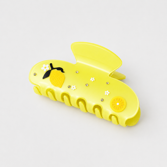 🍋 Sunny Squeeze Claw Clip