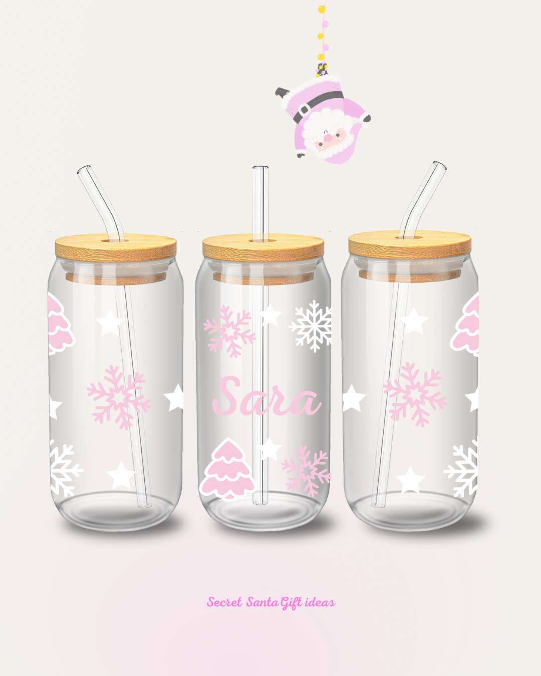 Pink Christmas cup ❄️