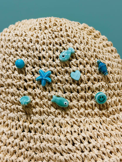 Ocean Treasures Handmade Hat 🩵