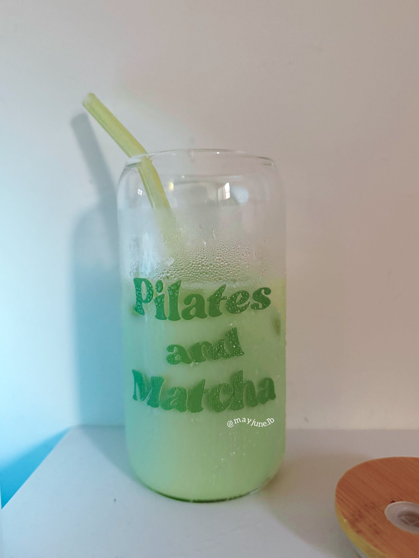 Pilates and matcha cup 🍵