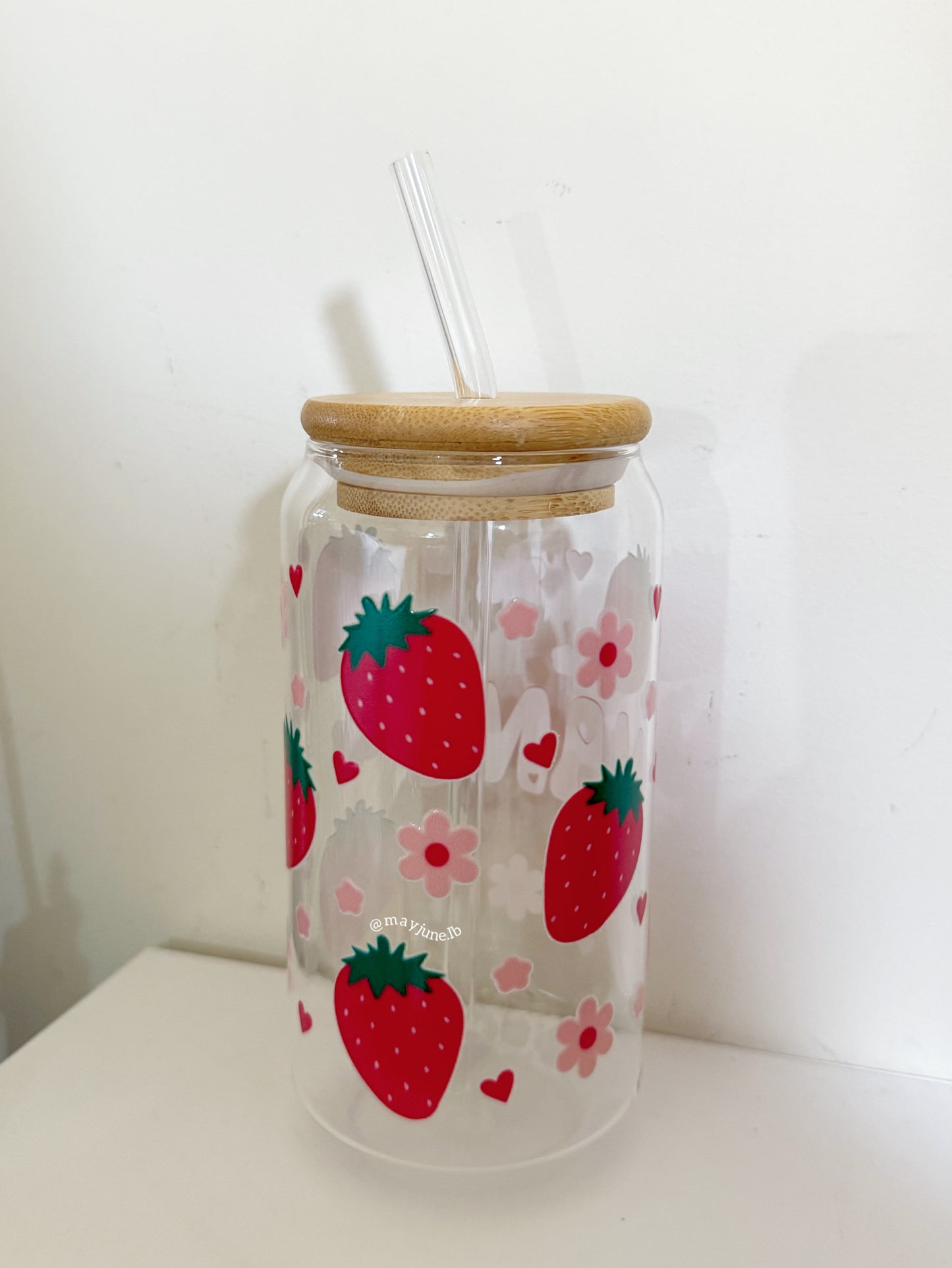 Strawberry flower cup 🍓