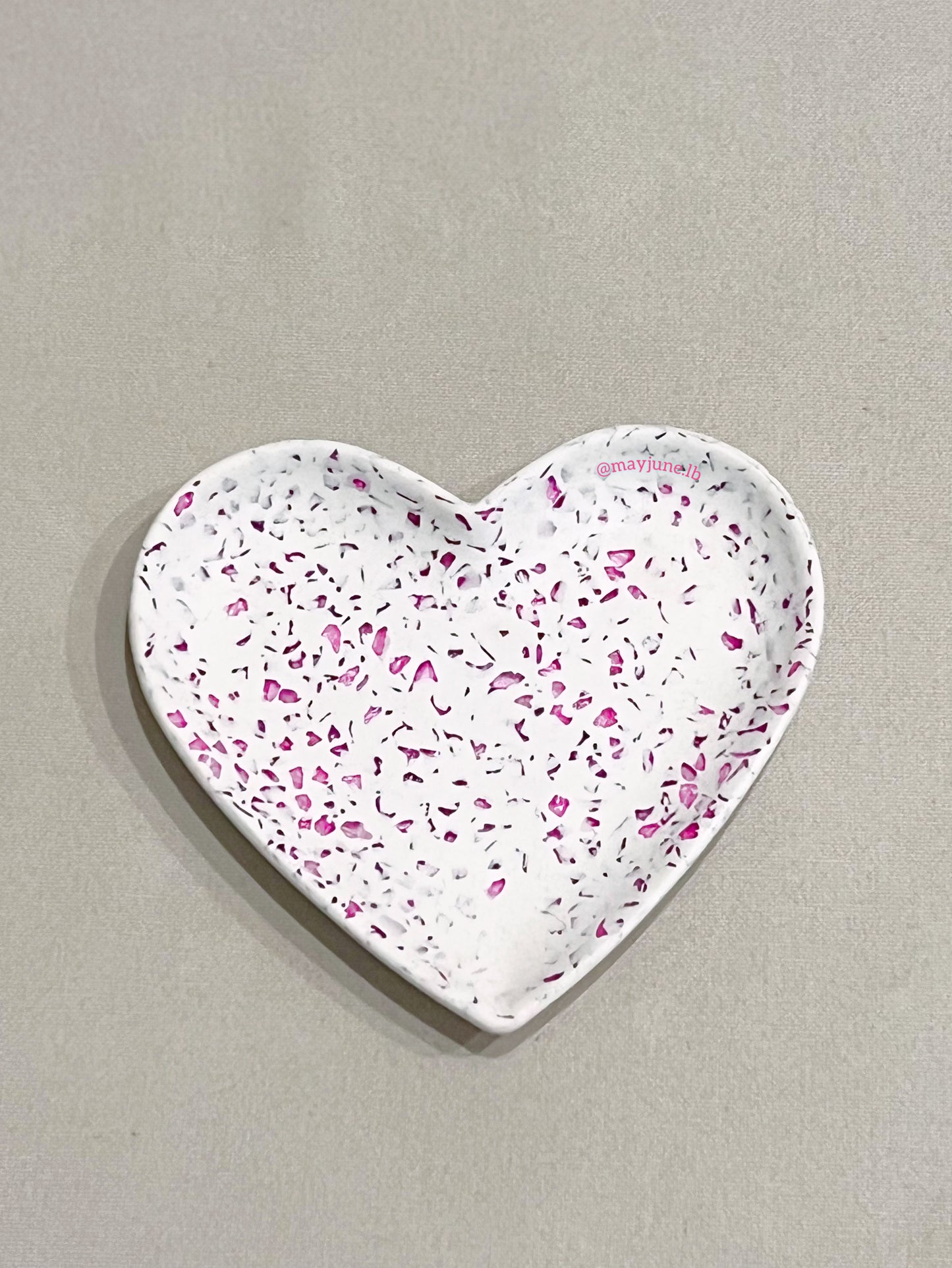 Pink crystals trinket tray 💖