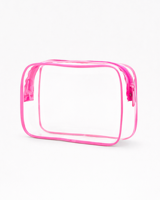 Transparent pink pouch 💘