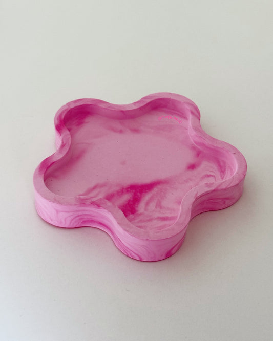 Pink flower trinket tray 🌸