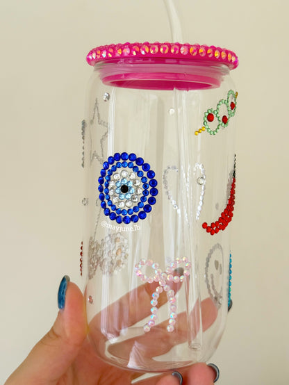 Rhinestone bomb cup
