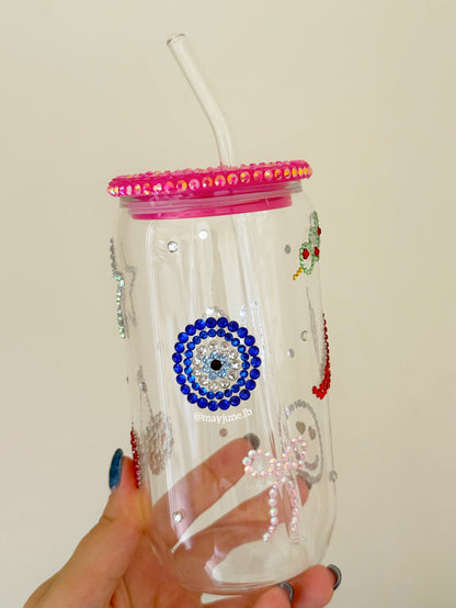 Rhinestone bomb cup