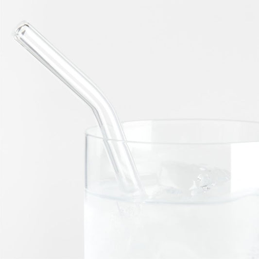 Transparent glass straw 🩵