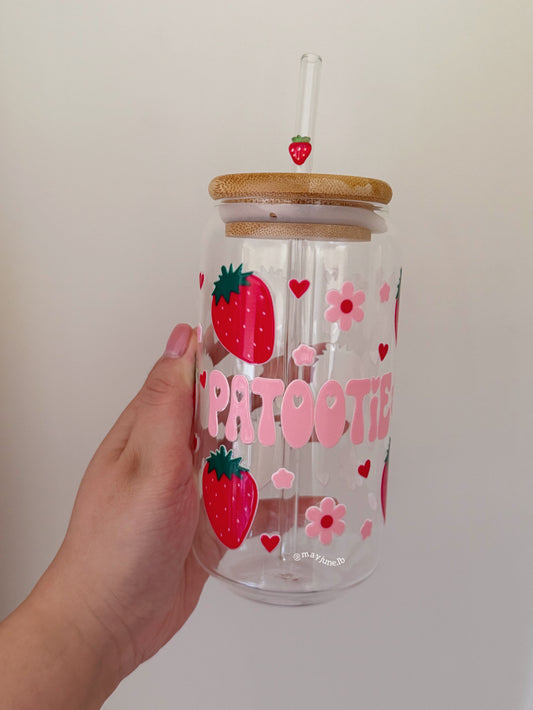 Strawberry flower cup 🍓