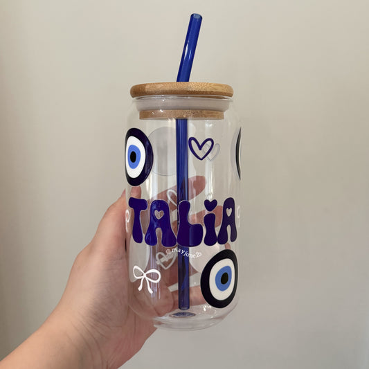 Trio Blue cup 🧿💙🎀