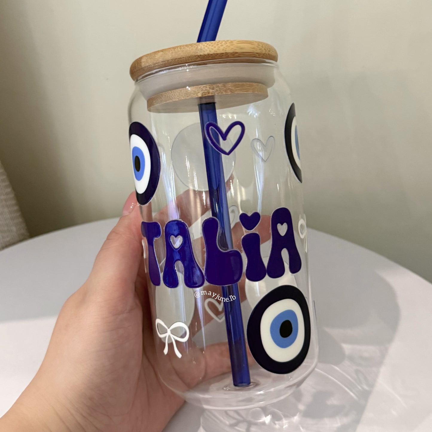 Trio Blue cup 🧿💙🎀