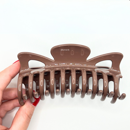 Vintage brown Big Claw Clip