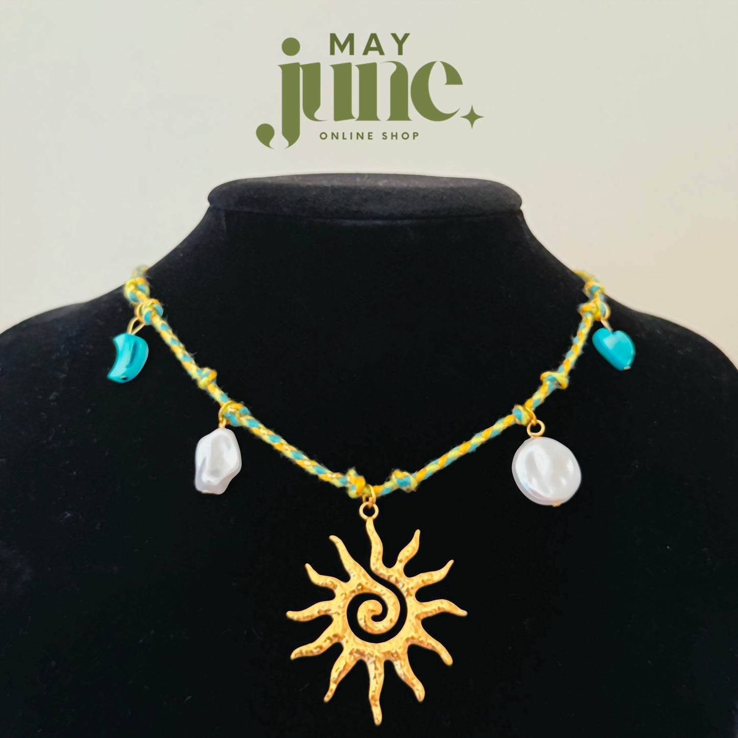 Ray of Ghiwa necklace ☀️🩵