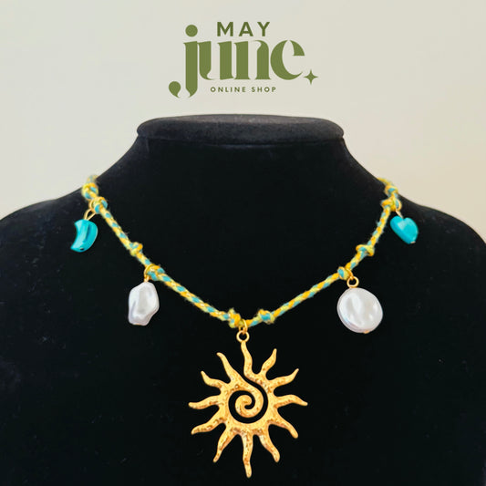 Ray of Ghiwa necklace ☀️🩵