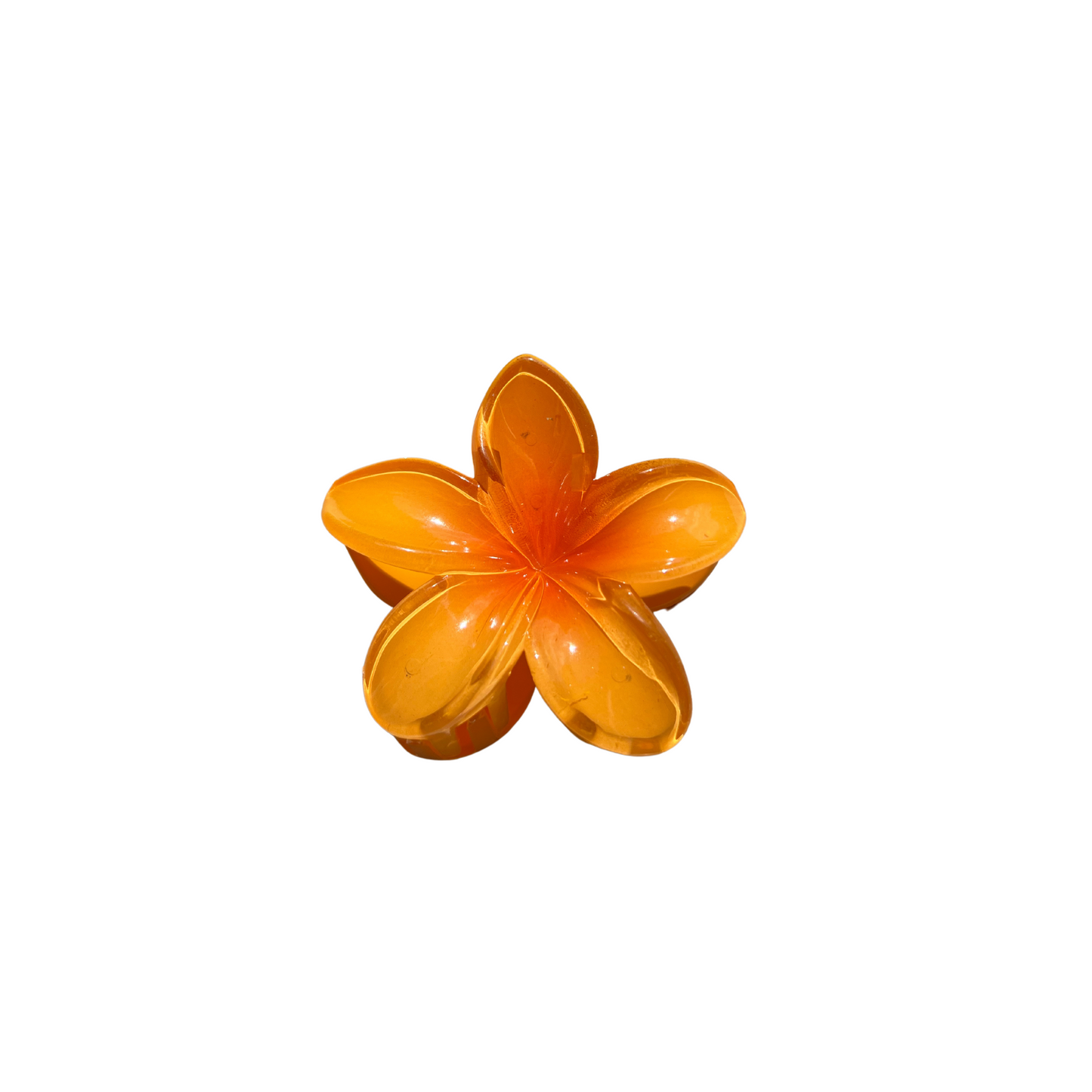 Plumeria Flower Claw Clip