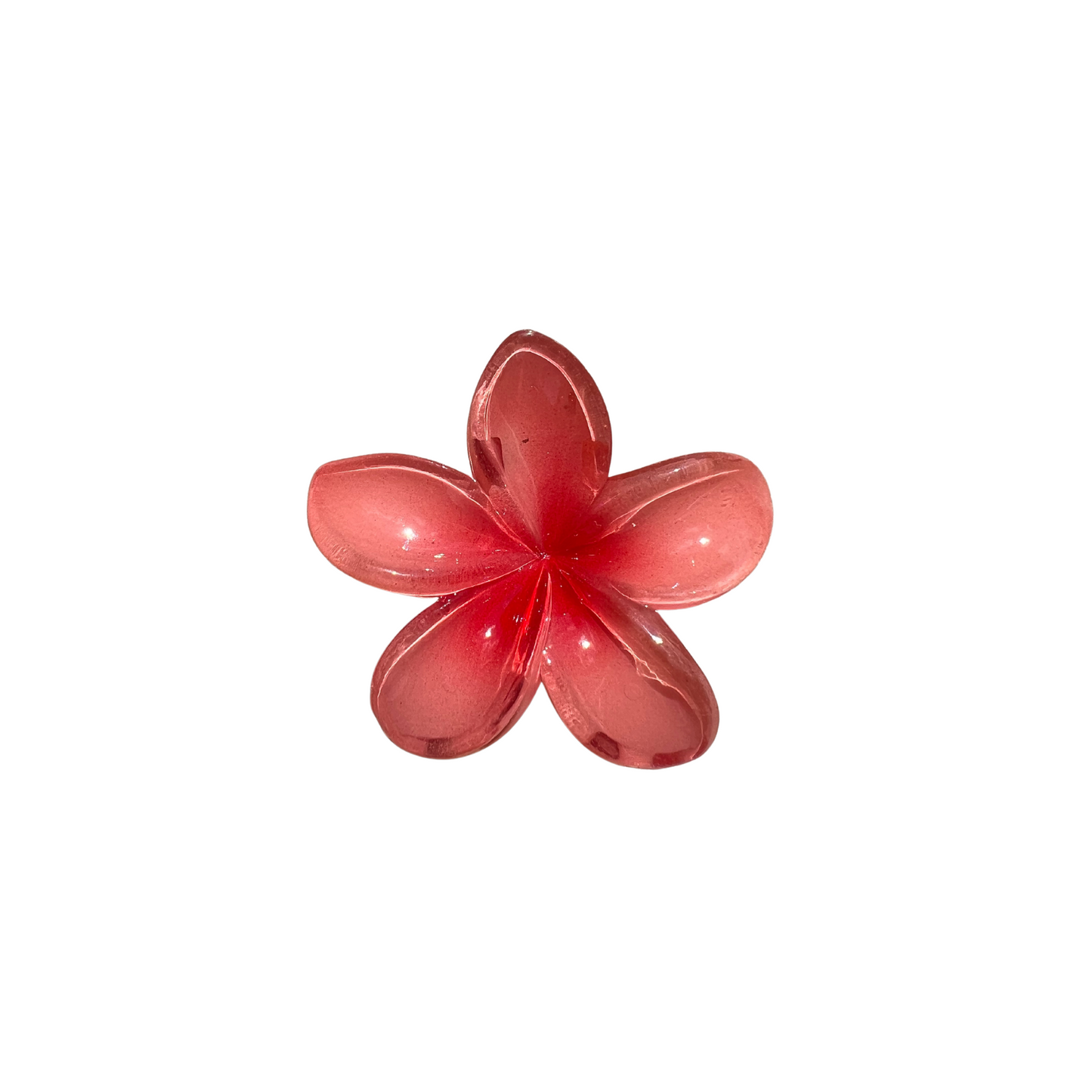 Plumeria Flower Claw Clip