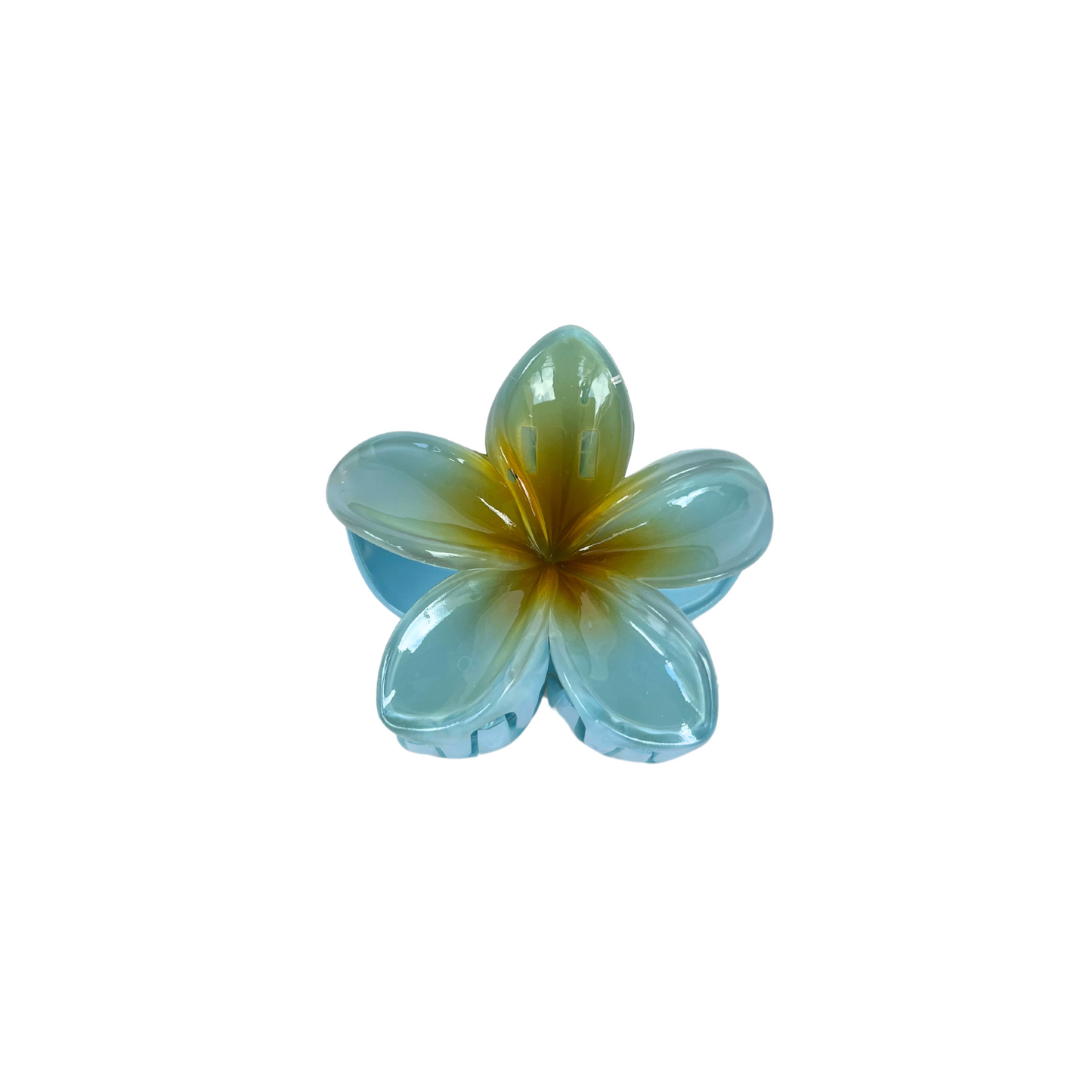 Plumeria Flower Claw Clip