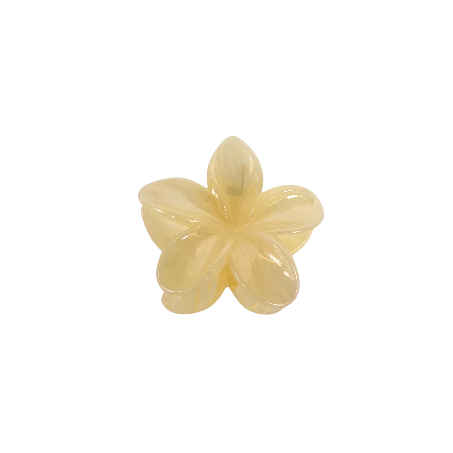 Plumeria Flower Claw Clip