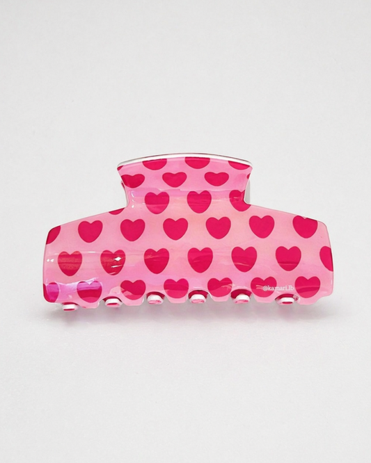Kawaii heart claw clip ❤️