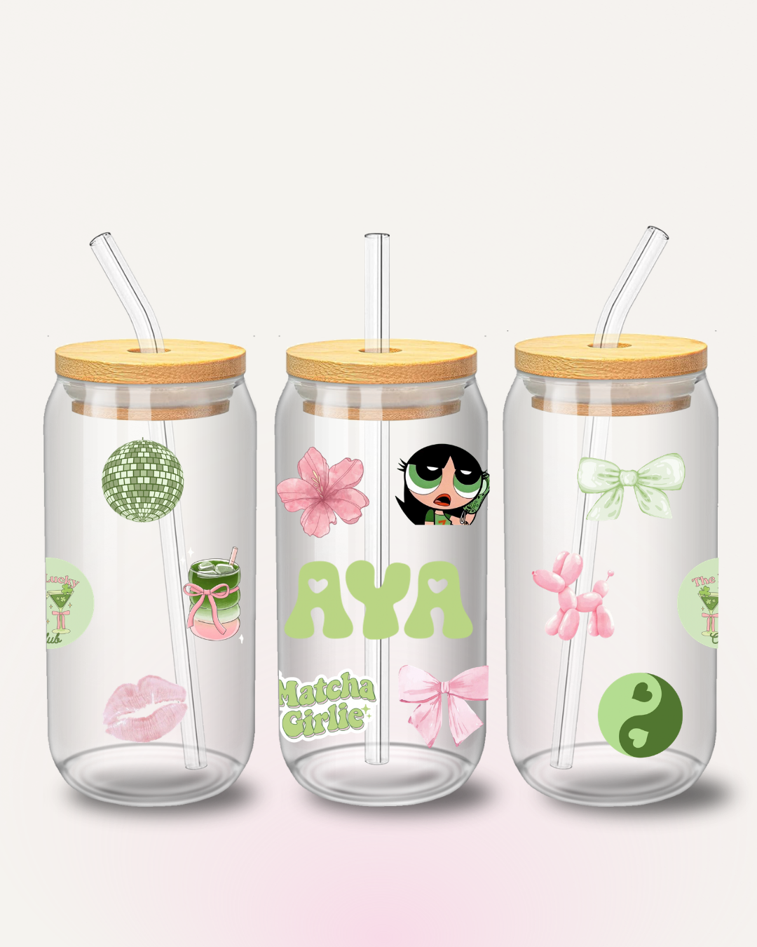 Matcha Girlie Cup 🌸 🍵