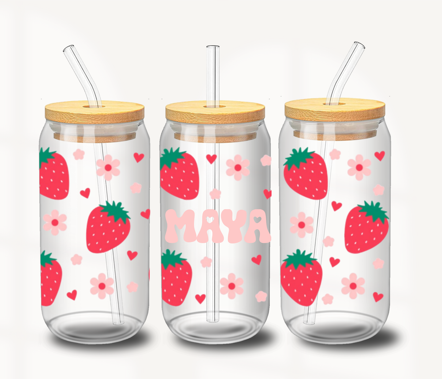 Strawberry flower cup 🍓