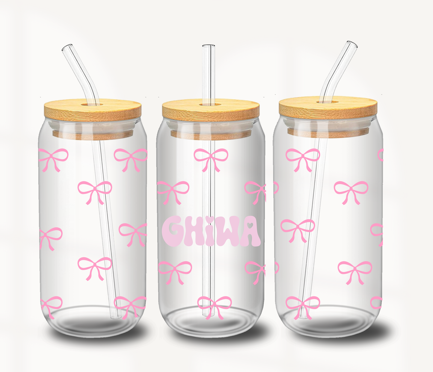 Personalized Ribbon cup 🎀