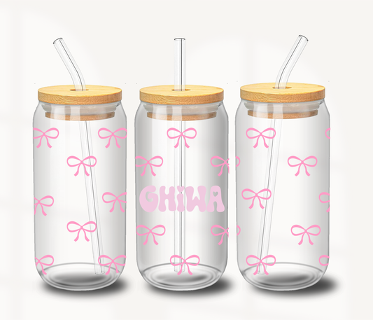 Personalized Ribbon cup 🎀