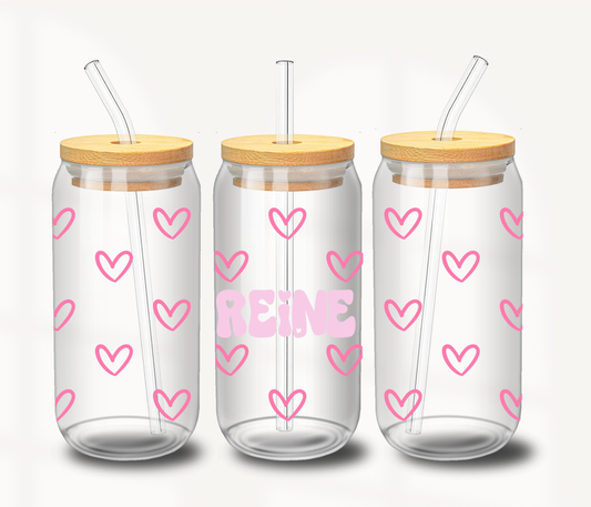 Hot pink Anoush hearts |CUP|🩷