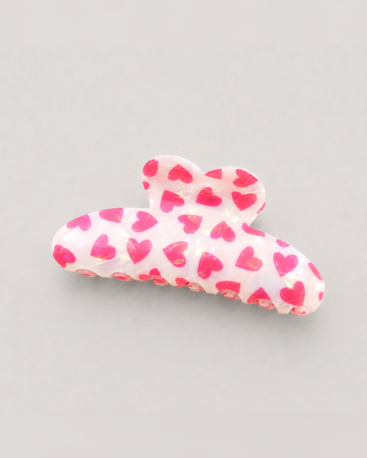Heart handle big claw clips 💖