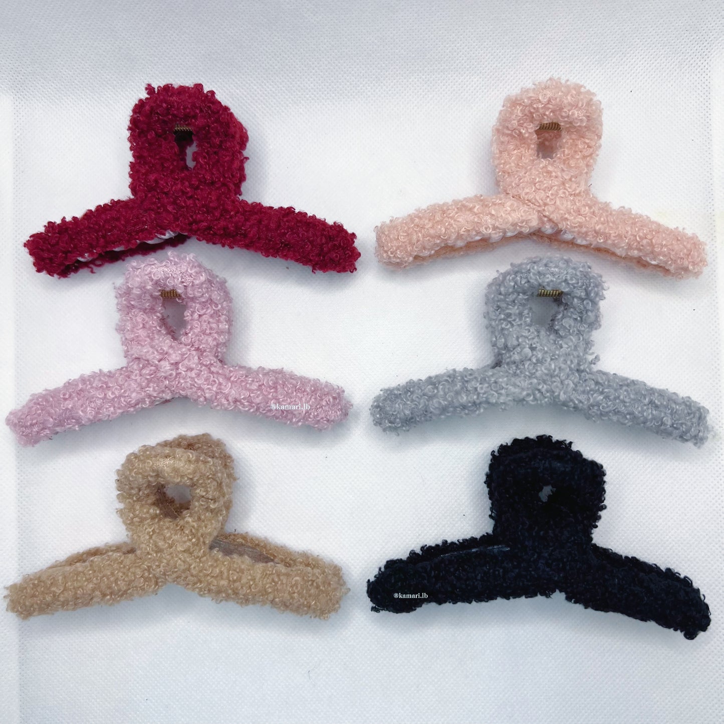 Fuzzy Claw Clips 🌬️