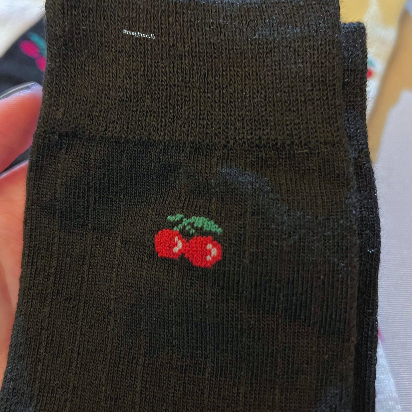 Cherry socks 🍒