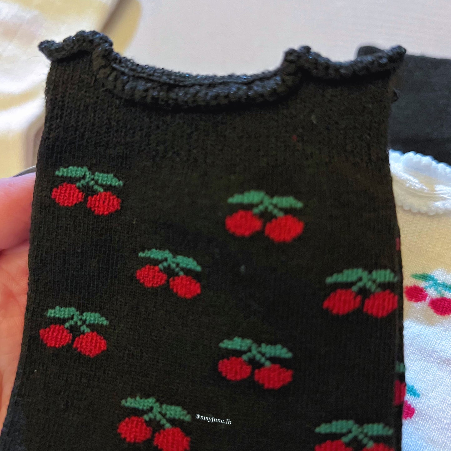Cherry socks 🍒