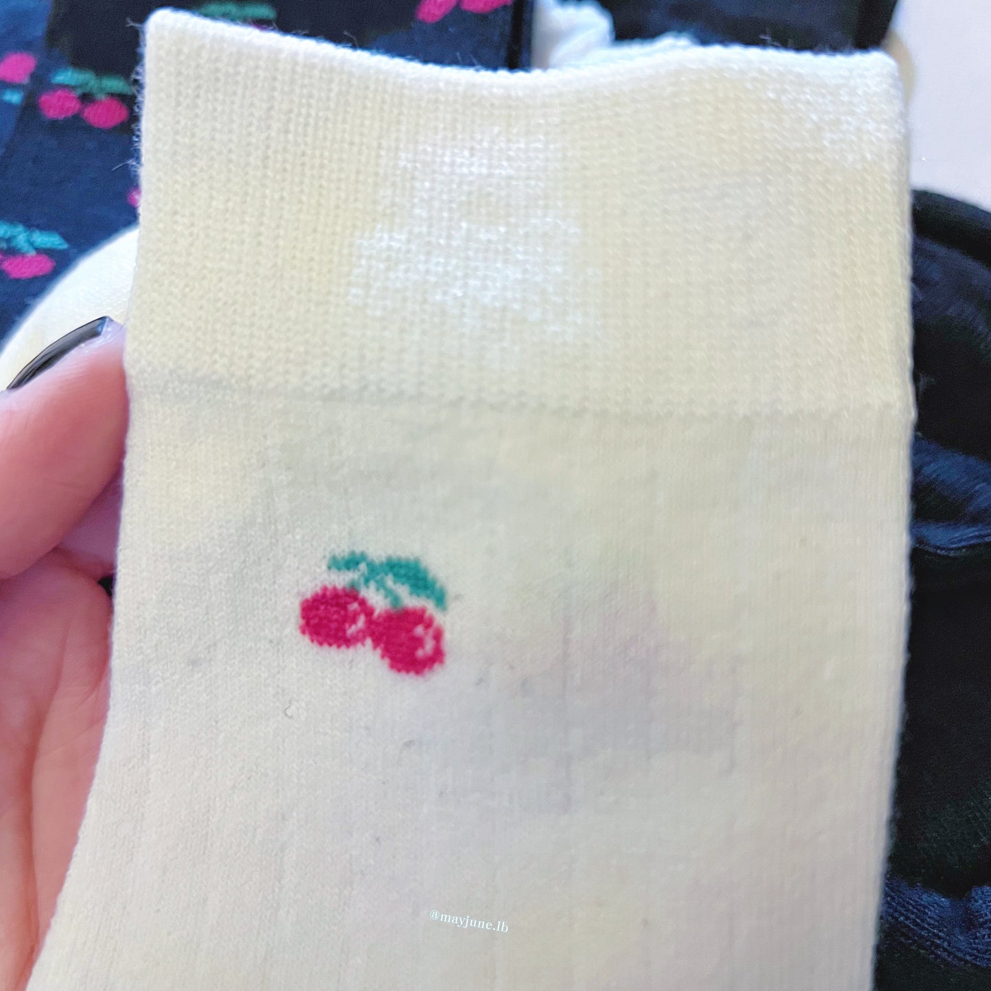 Cherry socks 🍒